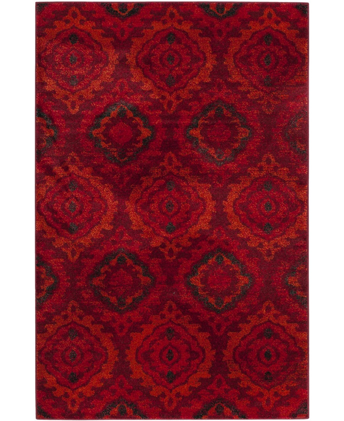 Safavieh Tunisia 6'7in x 9'2in Area Rug - Red/Orange