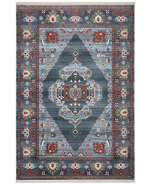 Safavieh Vintage Persian Blue And Light Blue 6 X 9 Area Rug Reviews Rugs Macy S