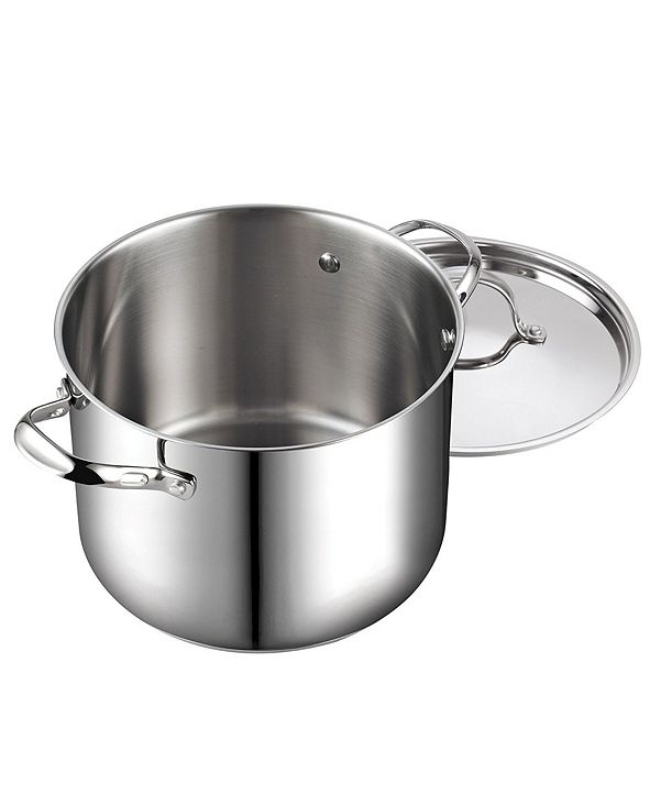 Cooks Standard 12-Quart Classic Stainless Steel Stockpot with Lid & Reviews - Cookware - Kitchen 