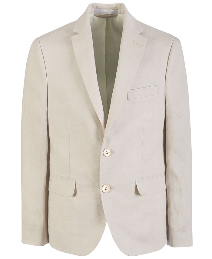 Lauren Ralph Lauren Big Boys Classic-Fit Linen Suit Jacket - Macy's