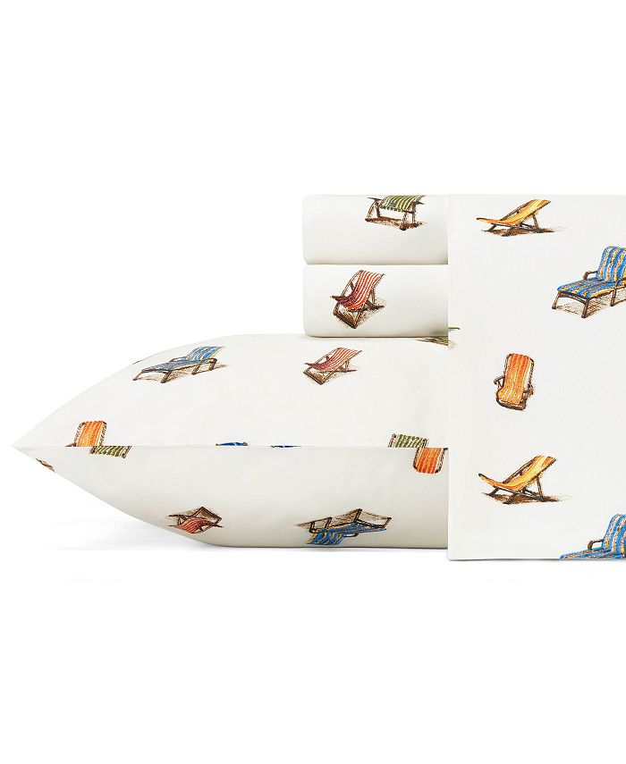 Tommy Bahama Home Tommy Bahama Beach Chairs California King Sheet Set
