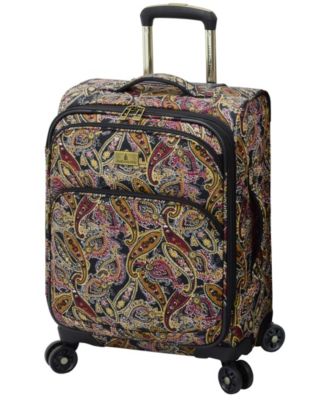 london fog purple paisley luggage