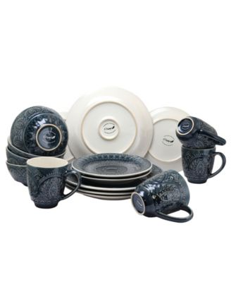 Petra 16 Pc. Dinnerware Set, Service for 4