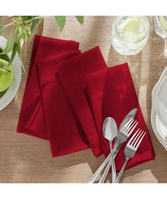 Elrene Elegance Plaid Set of 4 Napkins