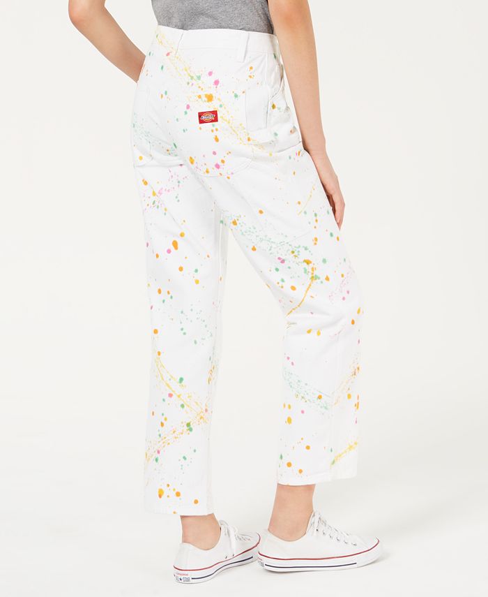 Dickies Cotton Paint Splatter HighRise Carpenter Pants Macy's