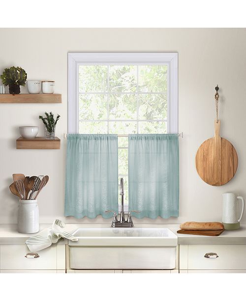 Elrene Cameron Kitchen Curtains & Reviews Window Treatments & Blinds