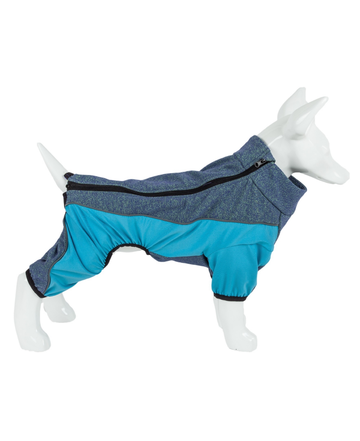 Pet Life Active 'Chase Pacer' Performance Two Toned Full Body Warm Up