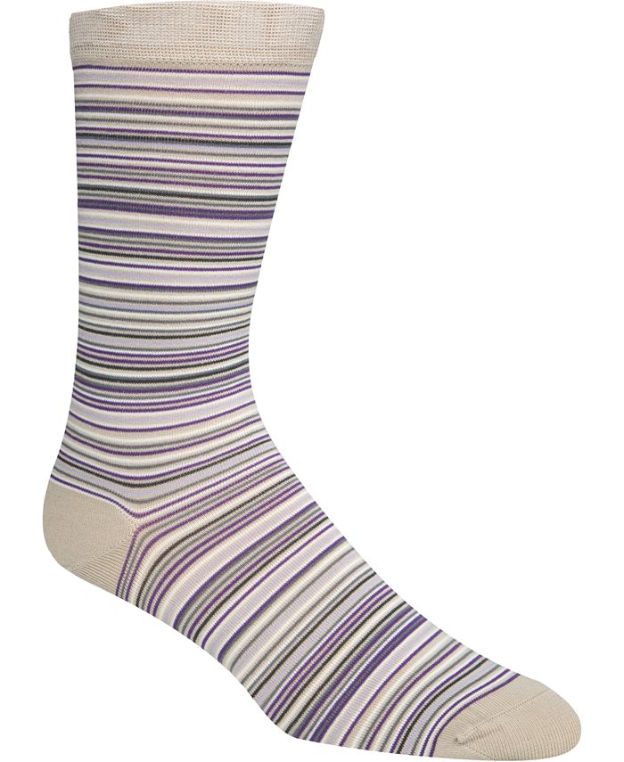 Cole Haan Men's Multi Stripe Crew Socks & Reviews - Underwear & Socks ...