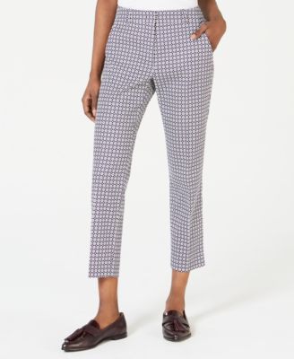 Weekend Max Mara - Tenzone Printed Cropped Trousers