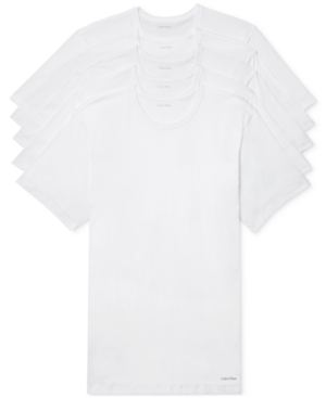 Men's 5-Pk Cotton Classics Crew Neck Slim Fit Undershirts