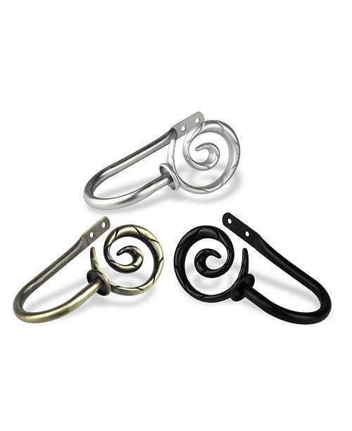 Rod Desyne Spiral Curtain Rod Holdback Pair Reviews Home