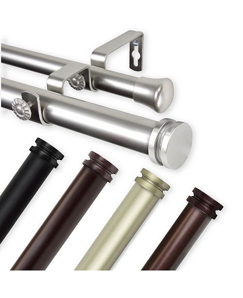 Rod Desyne Bun Double Curtain Rod 1 Od 120 170 Inch Reviews