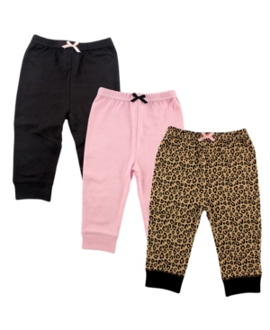 Luvable Friends Baby Tapered Ankle Pants 3-Pack 0-24 Months