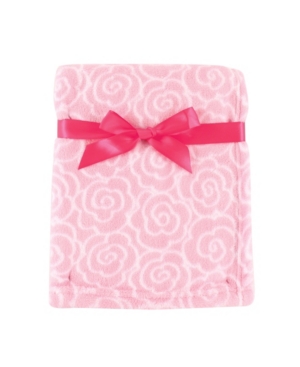 Luvable Friends Coral Fleece Blanket, One Size In Pink Rose
