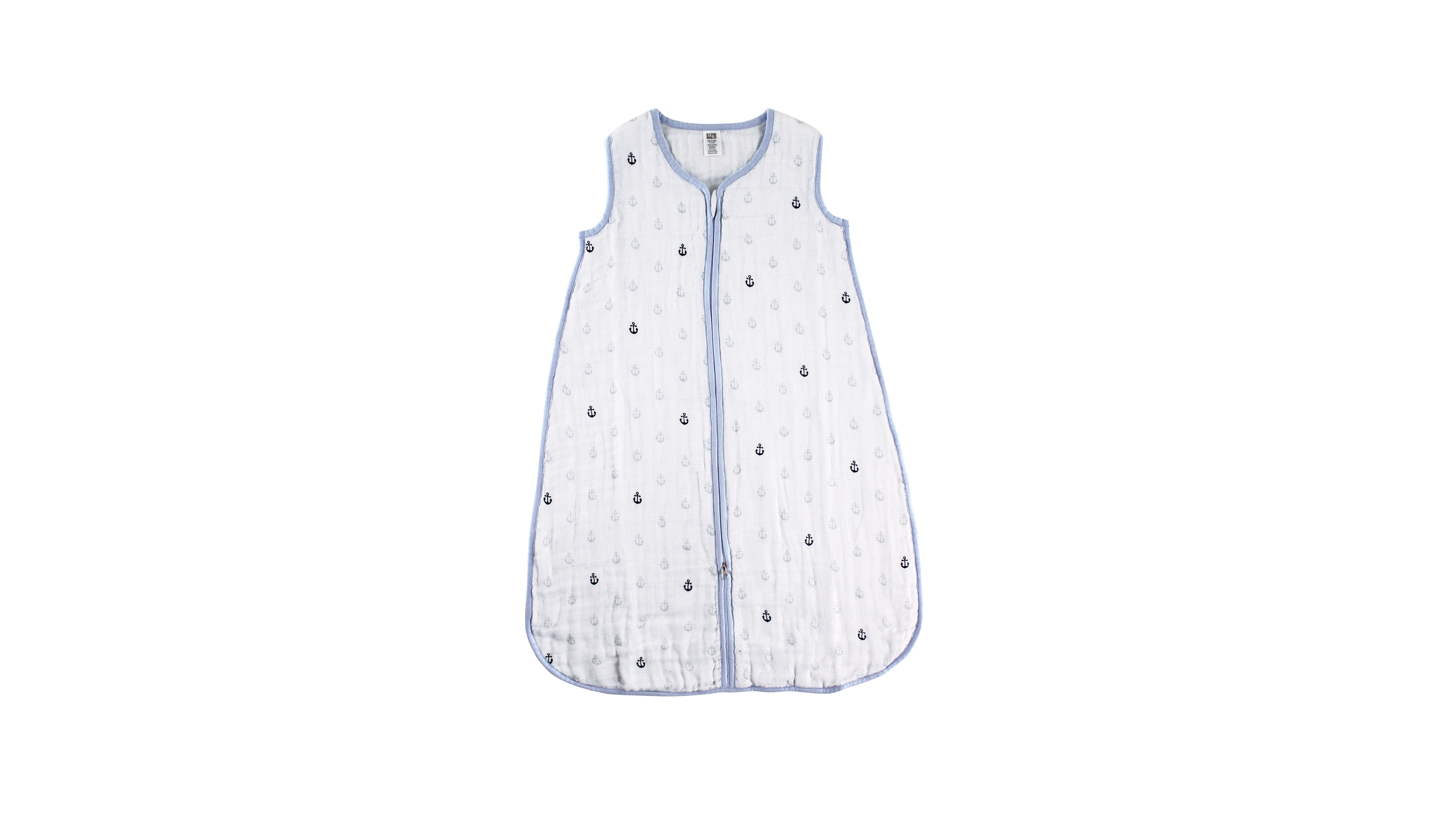 Hudson Baby Boys Sleeveless Cotton Muslin Wearable Blanket