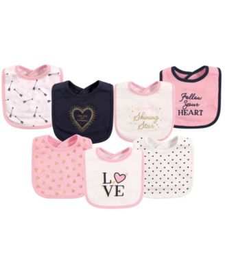 Girls 7Pk Interlock Bibs