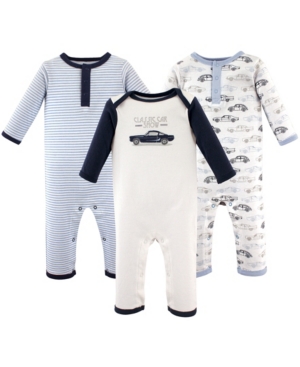Hudson Baby Boys and Girls Cotton Coveralls