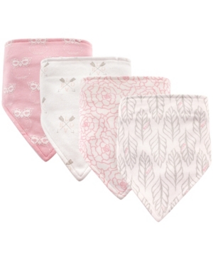 Hudson Baby Bandana 4-Bib Set