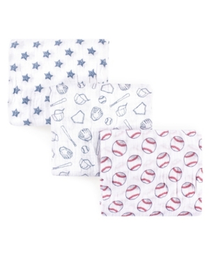 Hudson Baby Muslin Swaddle Blankets 3-Pack One Size