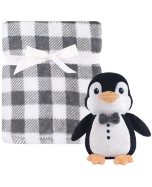 Hudson Baby Baby Plush Blanket and Toy 2-Piece Set One Size