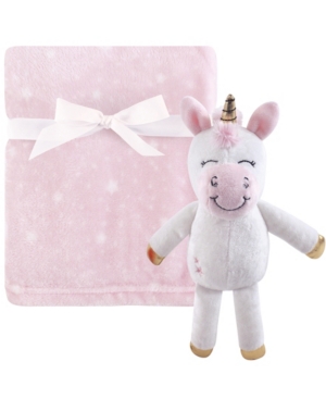 Hudson Baby Baby Plush Blanket and Toy 2-Piece Set One Size