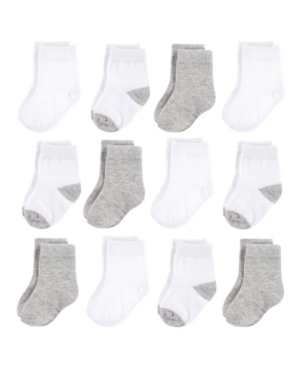Hudson Baby Basic Crew Socks 12-Pack 0-24 Months