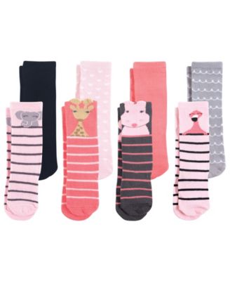 Baby Girls Cotton Rich Knee-High Socks