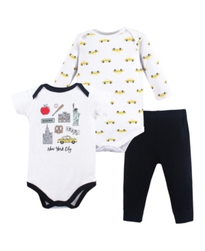 Hudson Baby Bodysuits and Pants 3-Piece Set 0-24 Months