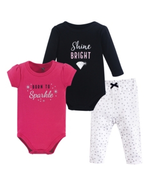 Hudson Baby Bodysuits and Pants 3-Piece Set 0-24 Months
