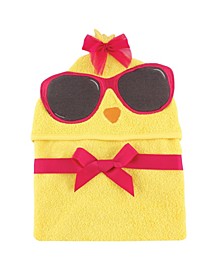 Animal Face Hooded Towel, One Size