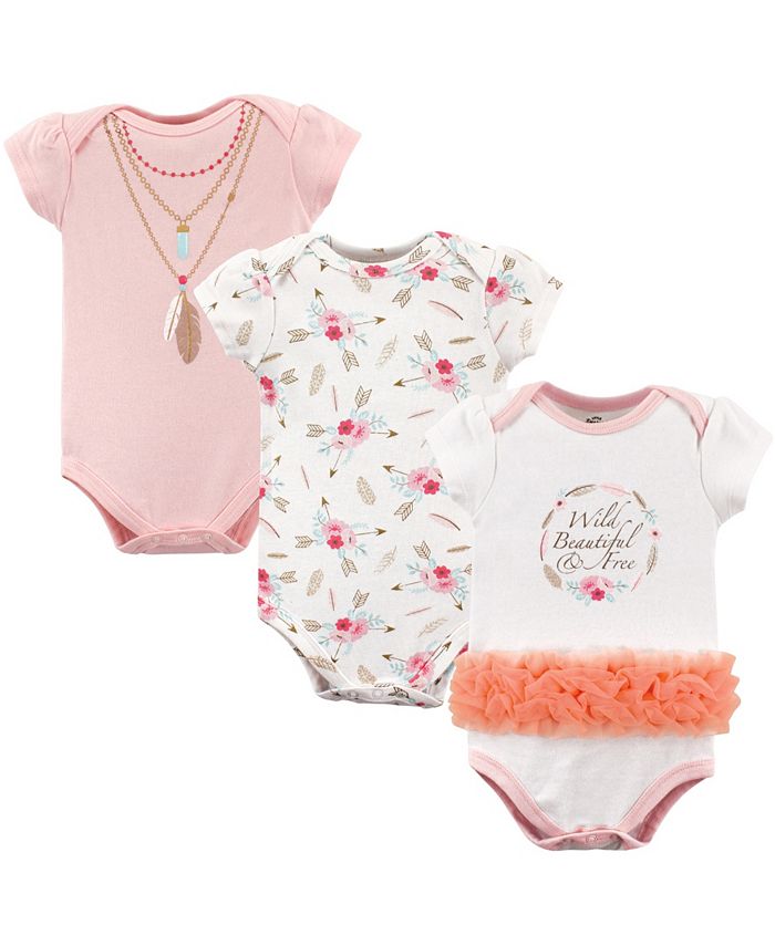 Baby Vision Little Treasure Bodysuits, 3-Pack, Boho & Reviews - All ...