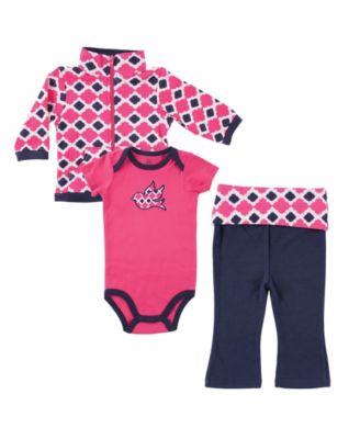 Yoga Sprout Toddler Girls Cotton Hoodie Bodysuit or Tee Top and Pant - Bird 23$
