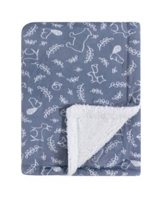 Yoga Sprout Girls Mink and Sherpa Plush Blanket - Forest 16$