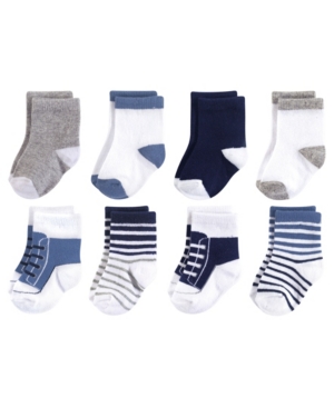 Luvable Friends Basic Socks 8-Pack 0-24 Months