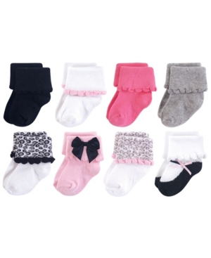 Luvable Friends Basic Socks 8-Pack 0-24 Months