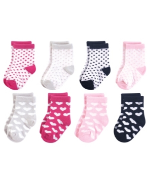 Luvable Friends Basic Socks 8-Pack 0-24 Months