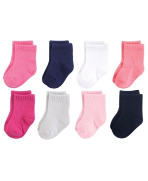 Luvable Friends Basic Socks 8-Pack 0-24 Months