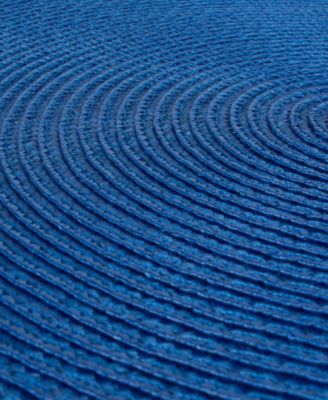 Round Polypropylene Woven Placemat, Set of 6