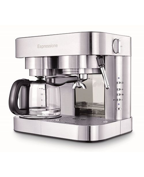 Espressione Combination Espresso Machine & 10Cup Drip Coffeemaker