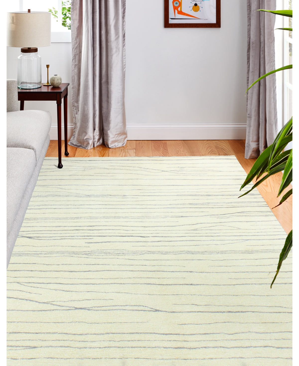 Bb Rugs Elements Elm-223 Area Rug -Grey