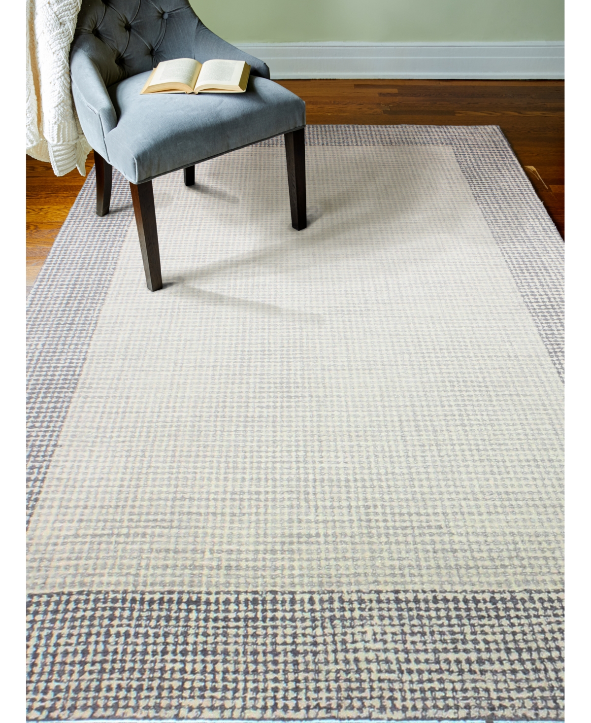 Bb Rugs Veneto CL146 Area Rug -Silver