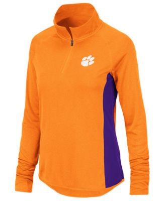 clemson quarter zip pullover