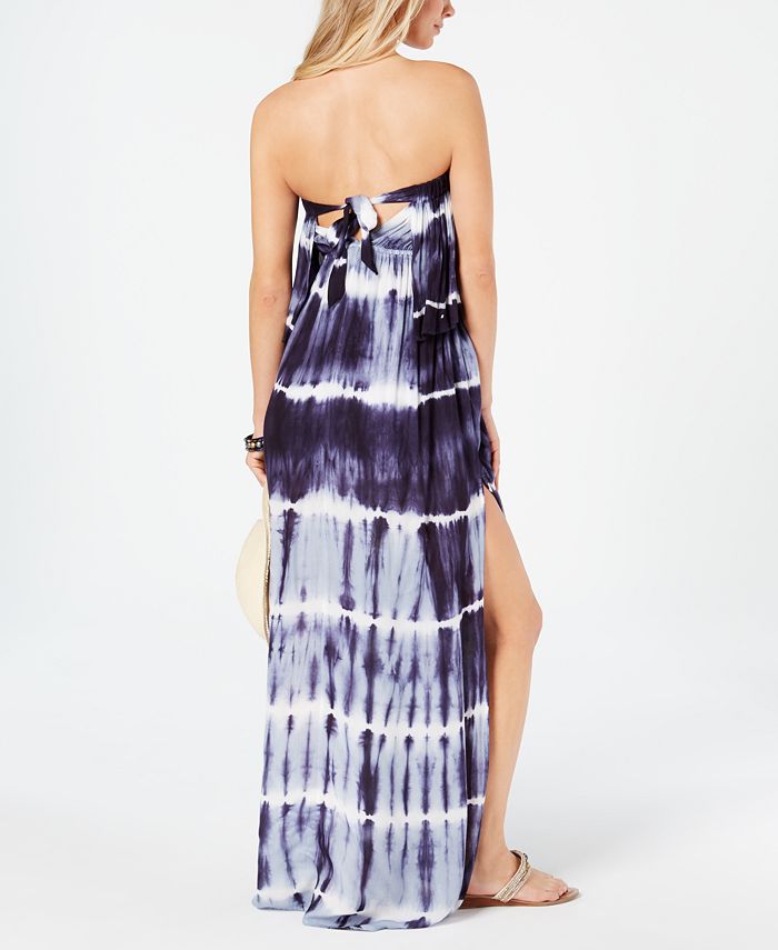 Raviya TieDye Strapless Maxi CoverUp Dress Macy's