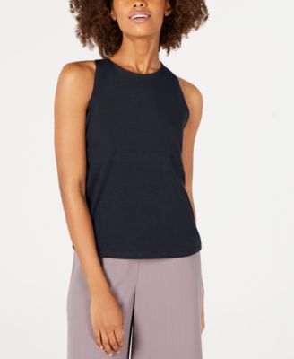 Eileen Fisher - Round-Neck Slim-Fit Yoga Tank Top