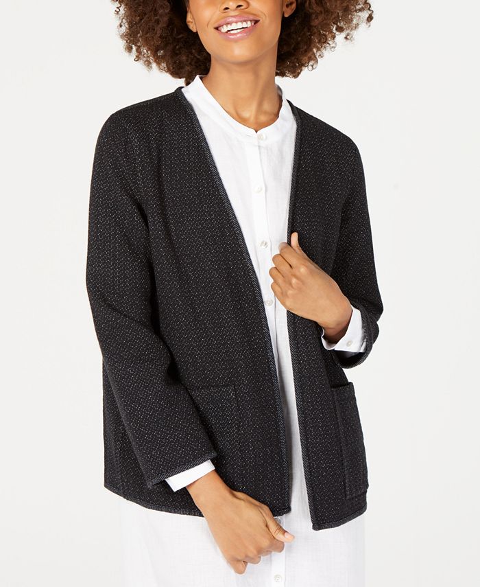 Eileen fisher organic cotton kimono jacket sale