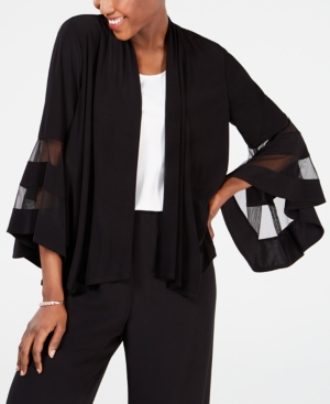 R & M Richards Statement-Sleeve Waterfall Jacket