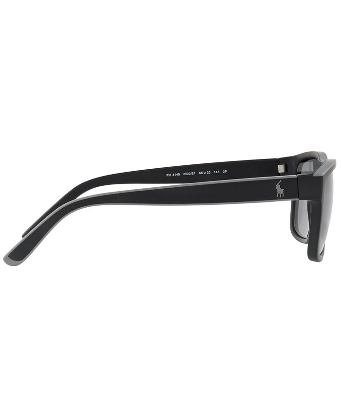 Polo Ralph Lauren Polarized Sunglasses, PH4145 56 - Macy's