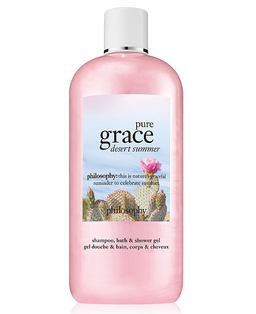 philosophy Pure Grace Desert Summer Shampoo, Bath & Shower Gel, 16oz