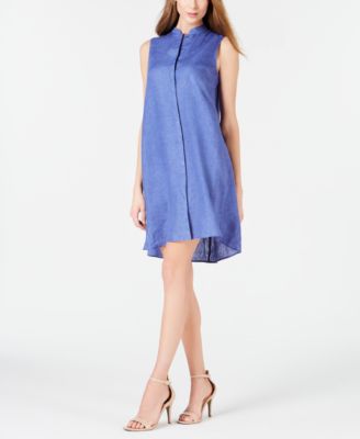 Anne Klein - Button-Front Shift Dress
