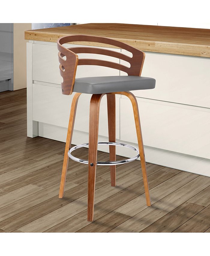 Armen Living Jayden 30" Swivel Barstool Macy's